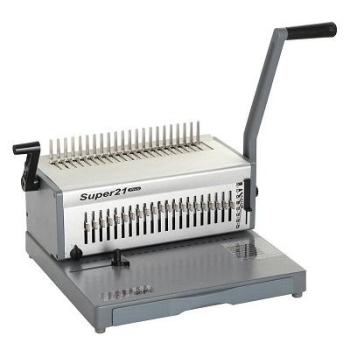 Máy đóng gáy xoắn nhựa Supu Super 21